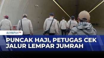 Satgas Armuzna Cek Jalur Jamarat, Jemaah Diminta Jaga Stamina