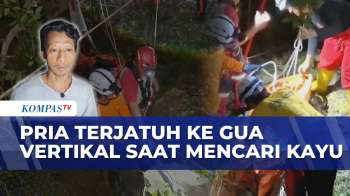 Tim SAR Evakuasi Pria yang Terjatuh ke Gua Vertikal Sedalam 20 Meter di Panggang | BERUT