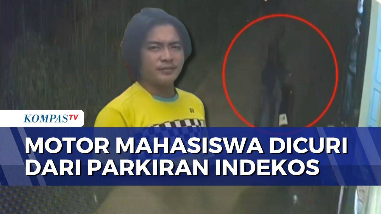 Terekam CCTV! Aksi 2 Pencuri Gasak Motor Mahasiswa Di Parkiran Indekos Bengkulu | BORGOL
