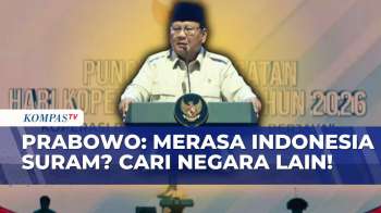 Prabowo: Indonesia Punya Masa Depan, Yang Merasa Suram Dipersilakan Cari Negara Lain | KOMPAS MALAM