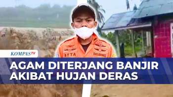 Sungai Batang Meluap setelah Hujan Deras, Permukiman Warga di Agam Kembali Banjir | BERUT