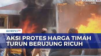 Anjloknya Harga Timah Picu Aksi Protes di Belitung Timur, Berujung Pembakaran dan Ricuh