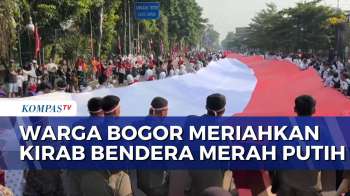 Antusias Warga Bogor Ramaikan Kiran Bendera Merah Putih | JMP