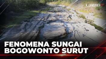 Fenomena El Nino, Sungai Bogowonto Menyusut Hingga Muncul Mini Grand Canyon | BERUT