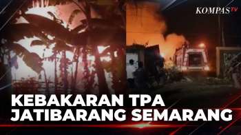 TPA Jatibarang Semarang Terbakar, 6 Unit Mobil Damkar Dikerahkan Ke Lokasi | JN