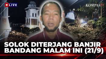 LIVE! Laporan Langsung dari Solok, Banjir Bandang Terjang Kompleks Kantor Bupati, Korban Dicari