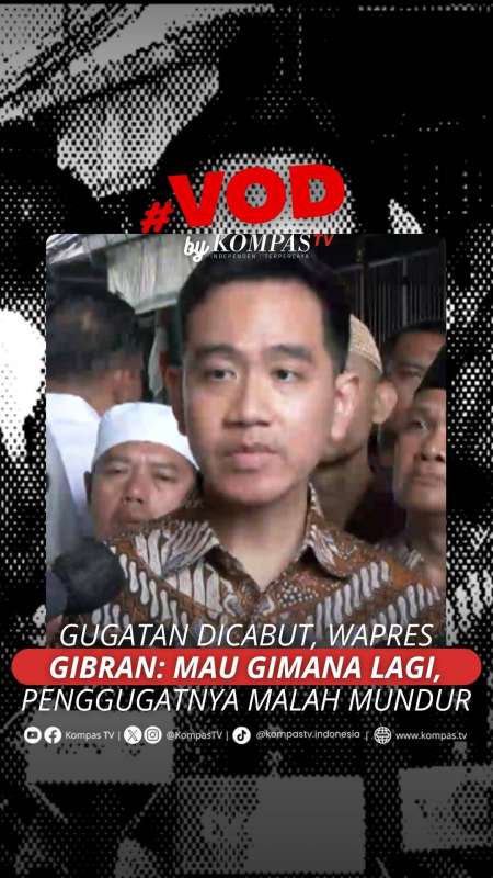 GUGATAN SOAL SURAT PENYETARAAN PENDIDIKAN DICABUT, WAPRES GIBRAN: MAU GIMANA LAGI?