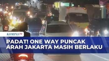Padat! Arus Kendaraan Membeludak Di Puncak Bogor, One Way Arah Jakarta Masih Berlaku | KOMPAS MALAM