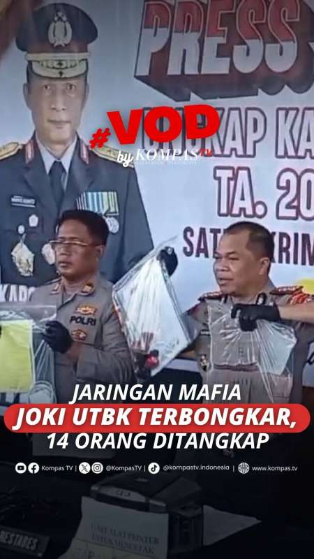 JARINGAN MAFIA JOKI UTBK TERBONGKAR, 14 ORANG DITANGKAP