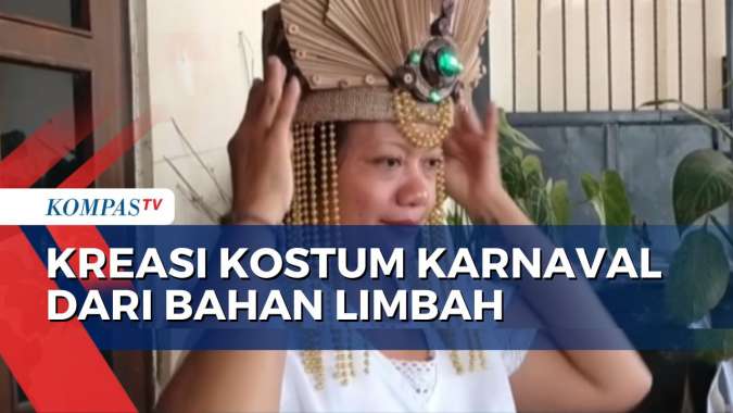 Tukang Sapu di Blitar Kreasikan Limbah Jadi Kostum Karnaval, Raup Cuan ...