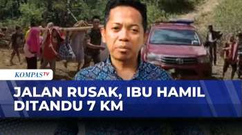 Ibu Hamil Di Maros Terpaksa Ditandu 7 Kilometer Akibat Jalan Rusak Tak Kunjung Diperbaiki