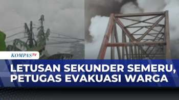 Letusan Sekunder Gunung Semeru Tutup Akses Jembatan Gladak Perak