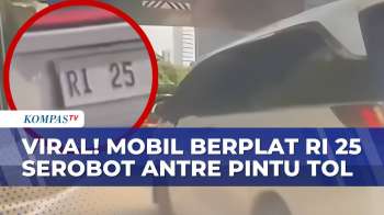 Viral Mobil RI 25 Serobot Antrean Tol Cilandak, Polisi Selidiki Keaslian Pelat