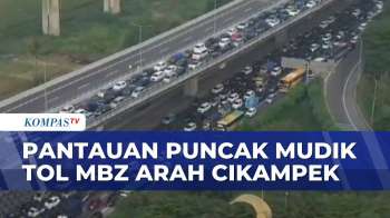 Pantauan Udara Kepadatan Kendaraan Di Tol MBZ 19 Maret 2026 Sore, Volume Kendaraan Masih Meningkat