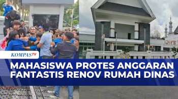 Aksi Protes Mahasiswa, Anggaran Jumbo Renovasi Rumah Dinas Gubernur Kaltim Tembus Rp25 M | BERITA UT