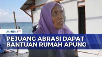 Pemprov Jateng Beri Bantuan Rumah Apung Pada Pejuang Abrasi Di Demak | KOMPAS SIANG