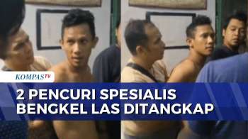 Polisi Gerebek Rumah 2 Spesialis Pencuri Bengkel Las di Palembang | BORGOL