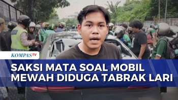 Keterangan Saksi Mata soal Mobil Mewah Diduga Tabrak Lari Pengemudi Ojol di Kebon Jeruk | SAPA MALAM
