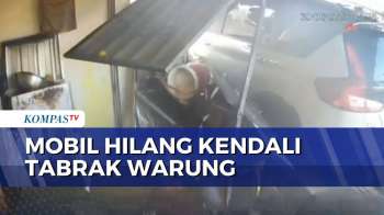 Detik-Detik Mobil Tak Terkendali Tabrak Warung di Denpasar, 2 Pedagang Terluka | SAPA MALAM