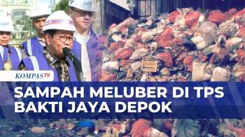 Tumpukan Sampah Di TPS Bakti Jaya Depok Meluber Ke Jalan, Warga Tunggu Penanganan Pemkot | IU