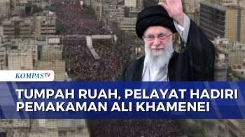 Potret Warga Iran Tumpah Ruah di Jalanan Ikuti Prosesi Pemakaman Ali Khamenei | KOMPAS MALAM