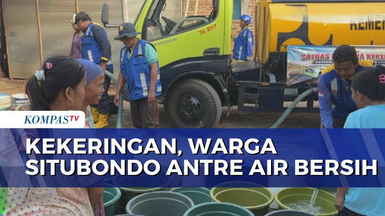 Krisis Air Bersih di Situbondo dan Cirebon, Warga Antre hingga Lewati Medan Terjal Demi Dapat Air