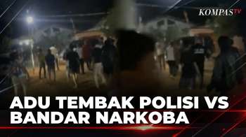 MENCEKAM! Rekaman Video Amatir Adu Tembak Polisi Dan Terduga Bandar Narkoba Di Lampung| KOMPAS MALAM