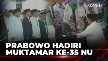 Kedatangan Presiden Prabowo di Acara Muktamar ke-35 Nahdlatul Ulama di Jombang