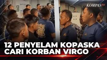 TNI AL Turunkan 12 Penyelam Kopaska Dalam Pencarian Korban KM Virgo | KOMPAS SIANG