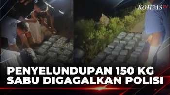 Polisi Gagalkan Peredaran Narkoba Sindikat Jaringan Malaysia, 150 Kg Sabu Disita | KOMPAS MALAM