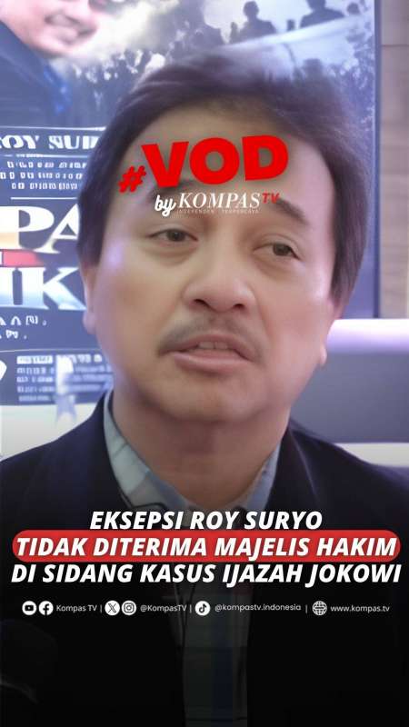 Tok! Eksepsi Roy Suryo Tidak Diterima Hakim Di Putusan Sela Sidang Kasus Ijazah Jokowi
