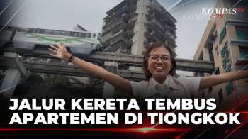 Viral! Jalur Kereta Menembus Bangunan Apartemen Di Tiongkok Jadi Magnet Wisatawan | SAPA SIANG