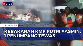 Terbaru! Tragedi KMP Putri Yasmin Terbakar Di Selat Lombok, 1 Penumpang Tewas