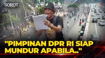Orasi Botok Desak Pimpinan DPR Mundur Jika RUU Perampasan Aset Tak Disahkan!