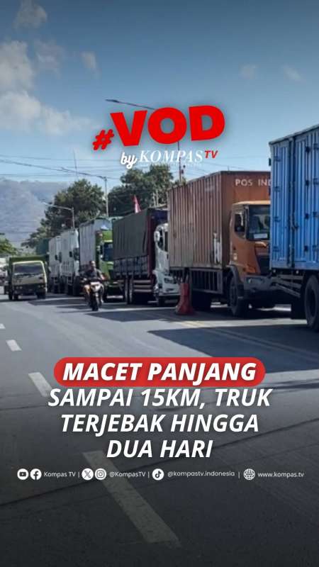 Macet Panjang 15 Km Di Pelabuhan Ketapang, Truk Terjebak Hingga Dua Hari