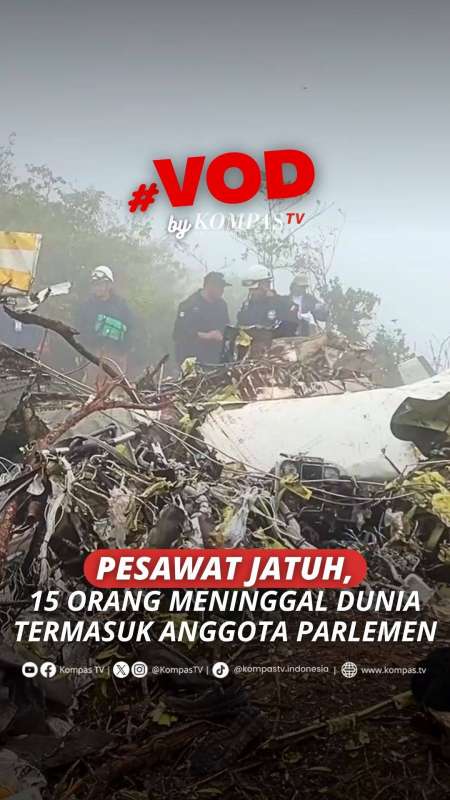 PESAWAT JATUH, 15 ORANG MENINGGAL DUNIA TERMASUK ANGGOTA PARLEMEN
