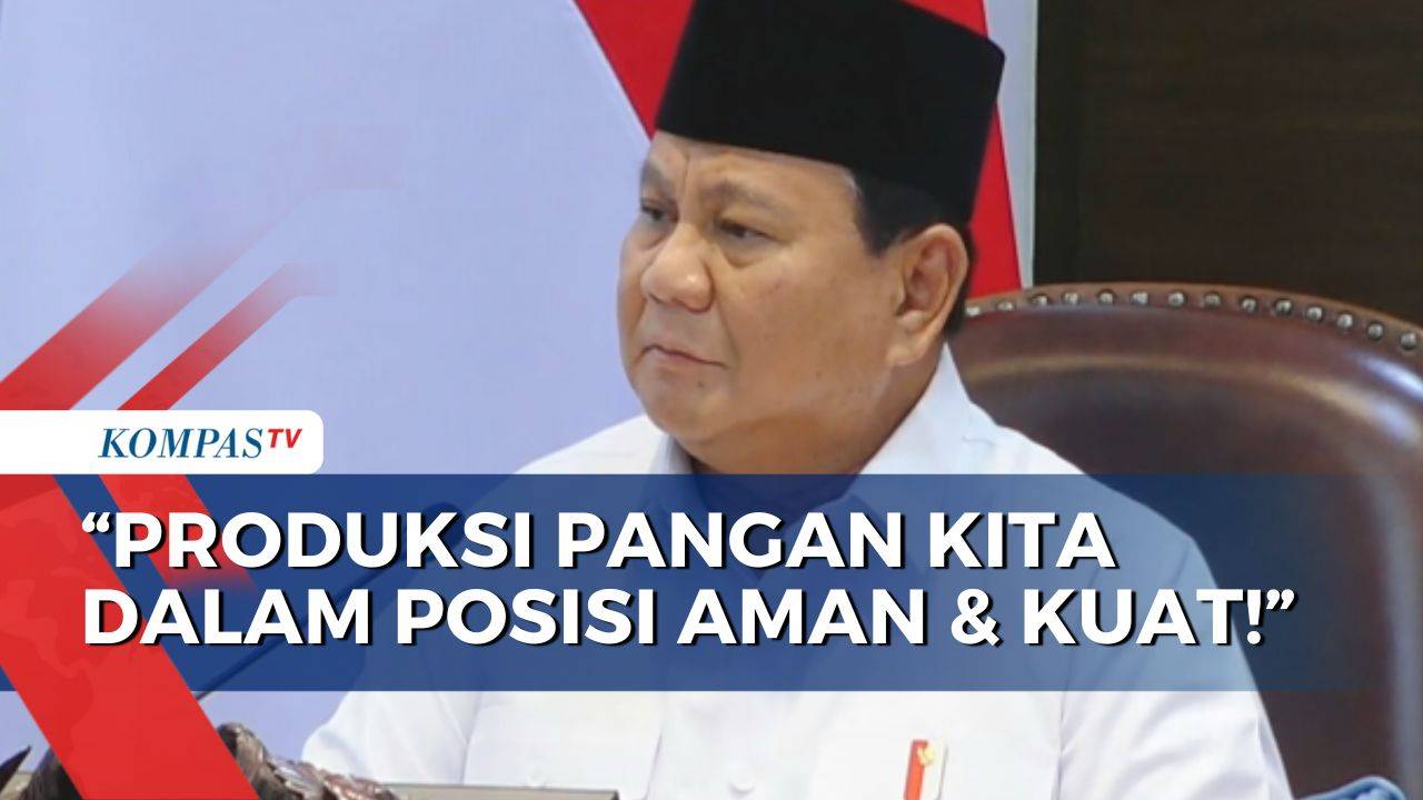 Sidang Kabinet Paripurna, Presiden Prabowo Apresiasi Kondisi Ketahanan Pangan RI | JMP