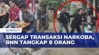 Aksi BNN Sergap Transaksi Narkoba Di Padang, 8 Orang Ditangkap | BERUT