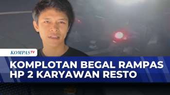 CCTV Rekam 2 Komplotan Begal Rampas HP 2 Karyawan Rumah Makan Di Jaksel | SAPA MALAM