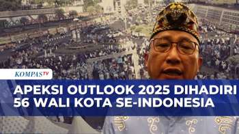 56 Wali Kota Di Indonesia Hadiri Apeksi Outlook 2025 Di Bandar Lampung | SAPA PAGI