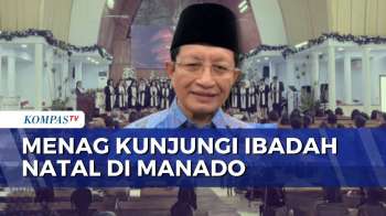Menag Nasaruddin Umar Kunjungi Gereja Di Manado, Tinjau Ibadah Natal | SAPA MALAM