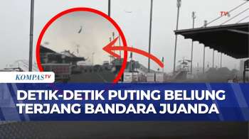 Porak-Poranda! Puting Beliung Terjang Bandara Juanda, Sejumlah Penerbangan Dialihkan | KOMPAS MALAM