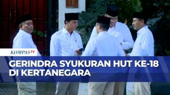 Gerindra Gelar Syukuran HUT ke-18 di Kertanegara, Prabowo Sampaikan Arahan ke Kader | SAPA MALAM