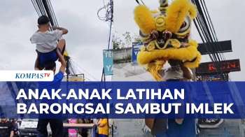 Jelang Imlek, Anak-Anak Di Bandung Antusias Latihan Barongsai  | JURNAL NUSANTARA