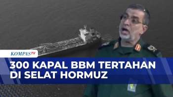 Iran Sebut 300 Kapal Tanker Minyak Dan Kapal Kontainer Tertahan Di Selat Hormuz