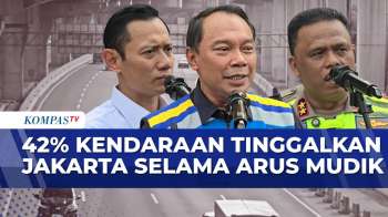 42% Kendaraan Tinggalkan Jakarta, AHY: Arus Mudik Lancar | INDONESIA UPDATE