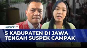 Kasus Suspek Campak Di Jawa Tengah Meningkat, Gubernur Ahmad Luthfi Tinjau Vaksinasi