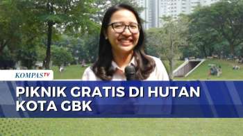 Libur Panjang, Warga Piknik Gratis Di Hutan Kota GBK Jakarta| KOMPAS SIANG