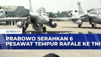 Menjaga Kedaulatan Negara, Prabowo Serahkan 6 Pesawat Tempur Rafale dari Perancis ke TNI