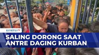 Pembagian Daging Kurban Di Tangerang Saling Dorong | SAPA SIANG
